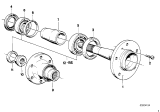 Diagram for BMW 530i Wheel Seal - 33413604181