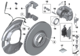 Diagram for BMW X6 Brake Backing Plate - 34116857978
