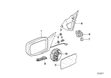 Diagram for 1988 BMW 735i Side View Mirrors - 51161964152