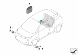 Diagram for 2020 BMW i3s Parking Assist Distance Sensor - 66209302605