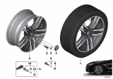 Diagram for 2020 BMW 840i Alloy Wheels - 36118090019