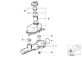 Diagram for 2006 BMW X5 Brake Fluid Level Sensor - 34326760528