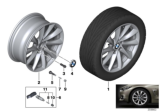 Diagram for BMW 340i GT xDrive Alloy Wheels - 36116796248
