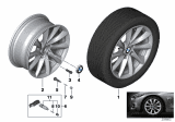 Diagram for BMW 335i GT xDrive Alloy Wheels - 36116796248