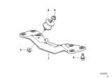 Diagram for 1998 BMW 750iL Transfer Case Mount - 22321092596