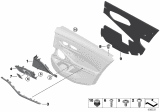 Diagram for 2019 BMW 330i xDrive Interior Door Handle - 51427945694