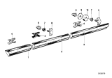 Diagram for BMW 320i Door Moldings - 51131831466