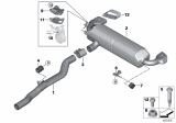 Diagram for BMW 640i xDrive Gran Turismo Exhaust Resonator - 18308674253