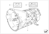 Diagram for 1995 BMW 850CSi Transmission Assembly - 23001222285