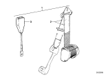 Diagram for 1988 BMW M6 Seat Belt - 72111941508