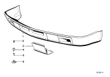 Diagram for 1988 BMW M5 Fender Splash Shield - 51711935117