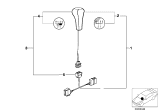 Diagram for 1998 BMW M3 Shift Knob - 25112228742