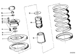 Diagram for 1978 BMW 530i Coil Spring Insulator - 31331117664