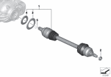 Diagram for BMW M3 Axle Shaft - 33212284615