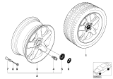 Diagram for 2003 BMW X5 Alloy Wheels - 36111096160