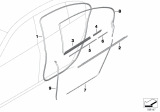 Diagram for BMW 740Li Door Seal - 51357177943