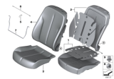 Diagram for 2014 BMW 428i xDrive Seat Cushion Pad - 52107388769