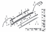 Diagram for BMW X1 Door Moldings - 51138067705
