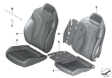 Diagram for 2020 BMW 840i xDrive Gran Coupe Seat Cushion Pad - 52107940501