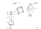 Diagram for BMW 525i Engine Mount Bracket - 11811133362