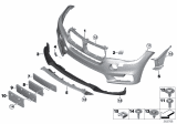 Diagram for 2017 BMW X5 M Bumper Reflector - 63147290093