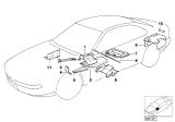 Diagram for BMW 850i Exhaust Heat Shield - 51481970472