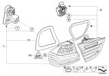 Diagram for 2010 BMW 328i Back Up Light - 63217289429