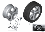 Diagram for 2017 BMW M240i Alloy Wheels - 36116796212