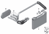 Diagram for BMW ActiveHybrid 5 Oil Cooler - 64119163330