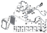 Diagram for BMW 335i xDrive Engine Oil Cooler - 17217628056