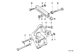 Diagram for BMW 524td Alternator Bracket - 12312242230