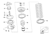 Diagram for BMW 325is Coil Spring Insulator - 31331124322