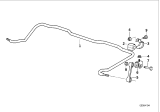 Diagram for 1993 BMW 325i Sway Bar Kit - 33551090848