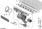 Diagram for 2017 BMW 440i Exhaust Flange Gasket - 18328612538