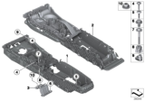 Diagram for 2014 BMW 650i xDrive Center Console Base - 51169197324