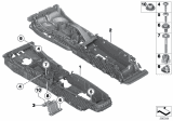 Diagram for BMW M6 Center Console Base - 51168052848