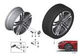 Diagram for 2019 BMW 330i TPMS Sensor - 36106877937