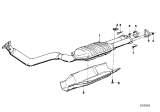 Diagram for 1981 BMW 528i Catalytic Converter - 11761268953