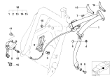 Diagram for 2004 BMW 325Ci Seat Belt - 52108201028