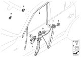 Diagram for 2009 BMW X3 Window Regulator - 51333448249