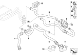 Diagram for BMW 525i Cooling Hose - 64216910759