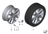 Diagram for 2018 BMW X4 Alloy Wheels - 36116787579