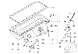 Diagram for BMW 650i Oil Pressure Switch - 12617607910