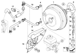 Diagram for 2009 BMW X5 Brake Booster Vacuum Hose - 11667551590