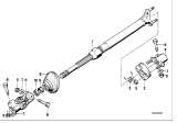 Diagram for BMW 635CSi Steering Shaft - 32311153049