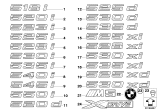 Diagram for 2006 BMW 525xi Emblem - 51147229909