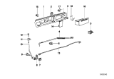 Diagram for 1994 BMW 540i Door Handle - 51228137387