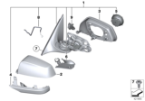 Diagram for 2013 BMW 550i Side View Mirrors - 51167322498