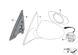 Diagram for 2000 BMW M5 Side View Mirrors - 51162498931