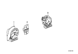 Diagram for 1985 BMW 635CSi Speedometer - 62121380415